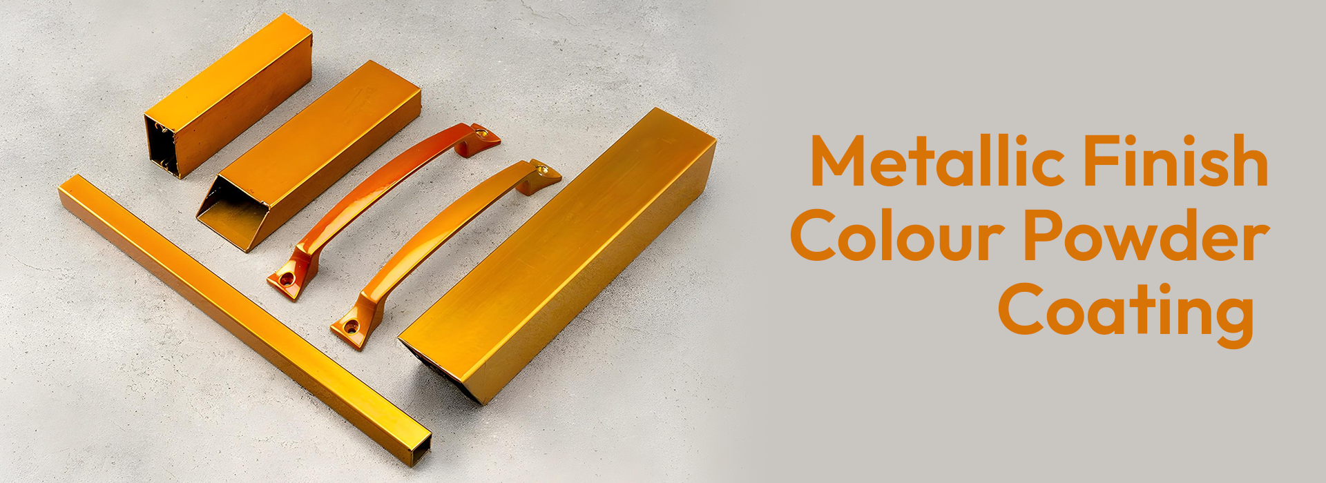 Metallic Finish Colour Powder Coating