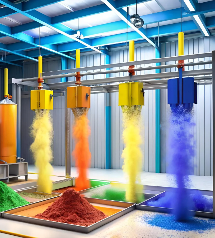 Structure Finish Colour Powder Coating
